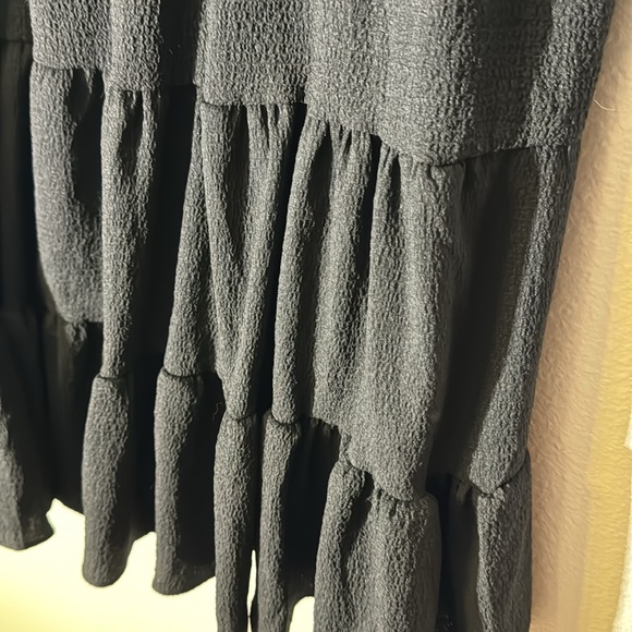 Black Ruffled Dress - Picture 3 of 7